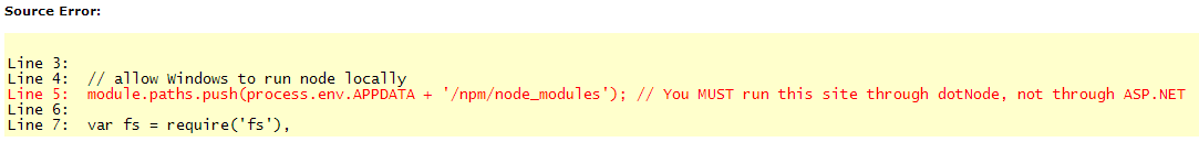 Compilation error from ASP.NET